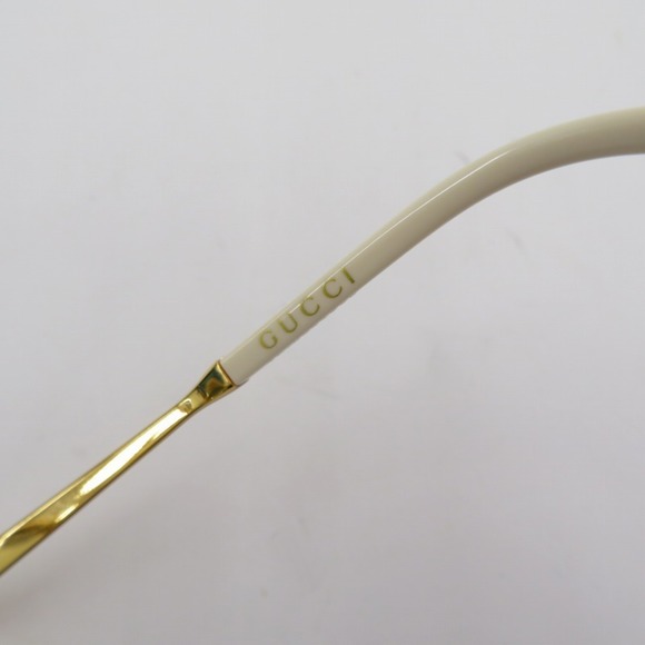 Gucci Vintage Round Sunglasses Gold - Picture 5 of 8